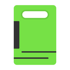 Cutting Board Flat Style Icon 