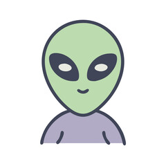  Futuristic Alien Icon for Adventure Themes