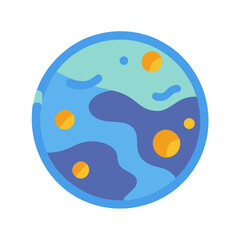  Stylish Icon of Alien Planet for Sci-Fi