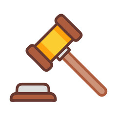  Dynamic Auction Hammer Icon for Bidding