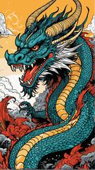 dragon vector for graphic design needs