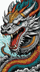 dragon vector for graphic design needs