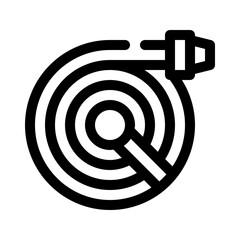 fire hose line icon