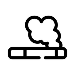 smoke line icon