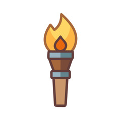  Stylish Dungeon Torch Icon for Adventure