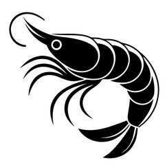 Shrimp silhouette 