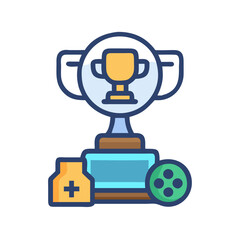  Stylish Esports Trophy Icon for Gaming Recognition