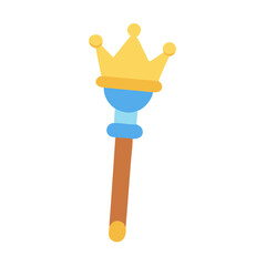 Creative King Scepter Icon for Designs