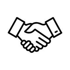 business deal icon flat vector