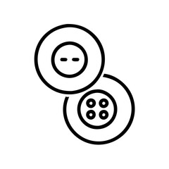 button icon flat vector