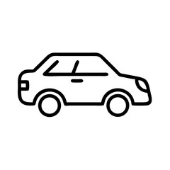 car icon flat vector