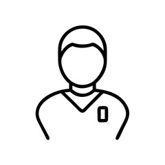 chelovek icon flat vector