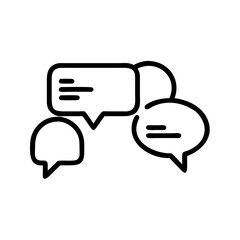 communicate flat vector