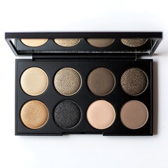 Neutral Eyeshadow Palette with Matte and Shimmer Finishes