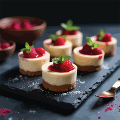 raspberry-cheesecake-in-beautiful-plate
