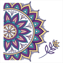  vector colorful mandala