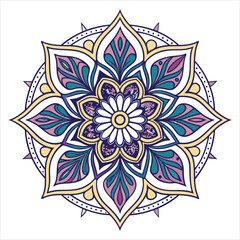  vector colorful mandala