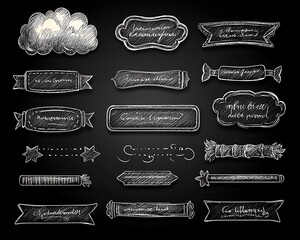 Chalkboard Design Elements