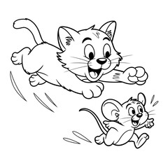 cat and mouse