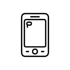 mobile flat vector