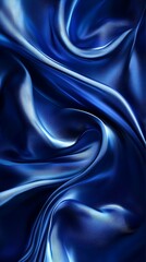 Obraz premium Minimalist deep blue gradient background, soft lighting transitions, professional and sleek ambiance for branding and advertising