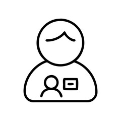 social media icon flat vector