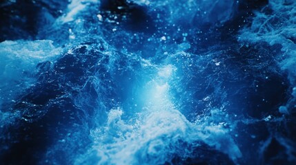 Fototapeta premium Deep Blue Ocean Waves