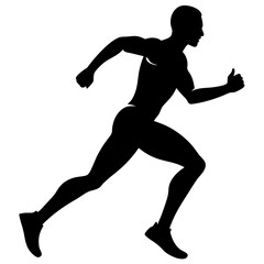 Runner Running Silhouette
