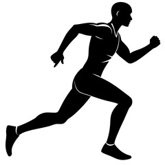 Runner Running Silhouette