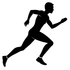 Runner Running Silhouette