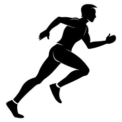 Runner Running Silhouette