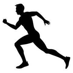 Runner Running Silhouette