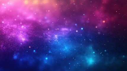 Cosmic Nebula: A Symphony of Pink and Blue