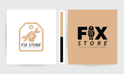 Fix store logo template design