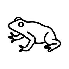 frog flat vector