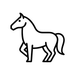 horse flat vector