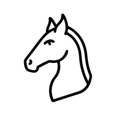 horse flat vector