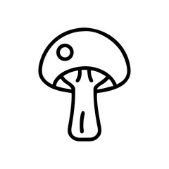 mushroom flat vector
