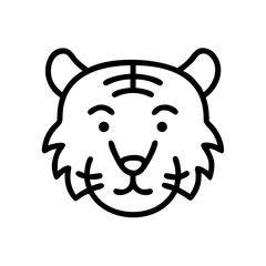 tiger flat vector
