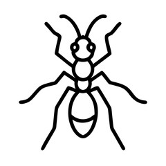ant flat vector