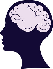 human head silhouette