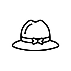 hat flat vector