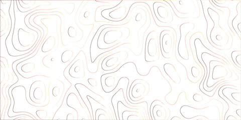 Seamless contour pattern with organic lines forming artistic elevation flow


