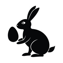 vector illustration of a rabbit