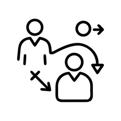 situational-mentoring flat vector