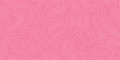 Fototapeta premium Topographic-style pattern with artistic elevation lines forming abstract texture
