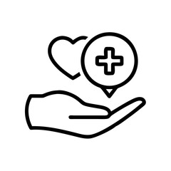 donation flat vector