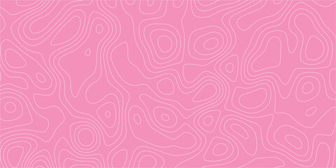 Contour mapping pattern in vector design with abstract terrain layout

