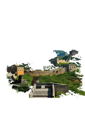  the Great Wall of China is recognized as one of the seven wonders of the world. Its total length, including all its branches, is a whopping 13,171 miles. While it used to be said that the China Great