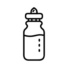 water-bottle flat vector